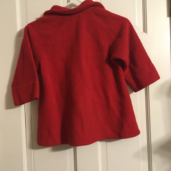 Child’s lands end button down Fleece Jacket - Picture 2 of 4